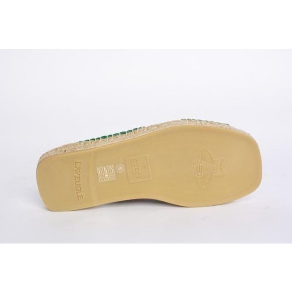 Gucci Redgreen Greenred Malaga Slides Stripe Patte - afp  display picture 2